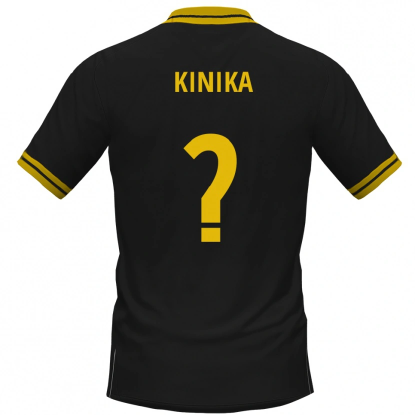 Danxen Dames Darryl Kinika #0 Zwart Geel Uitshirt Uittenue 2025/26 T-Shirt België