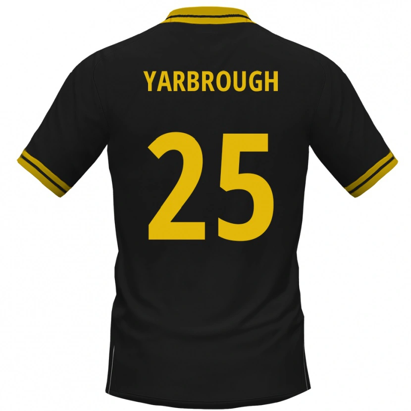Danxen Dames Lamar Yarbrough #25 Zwart Geel Uitshirt Uittenue 2025/26 T-Shirt België