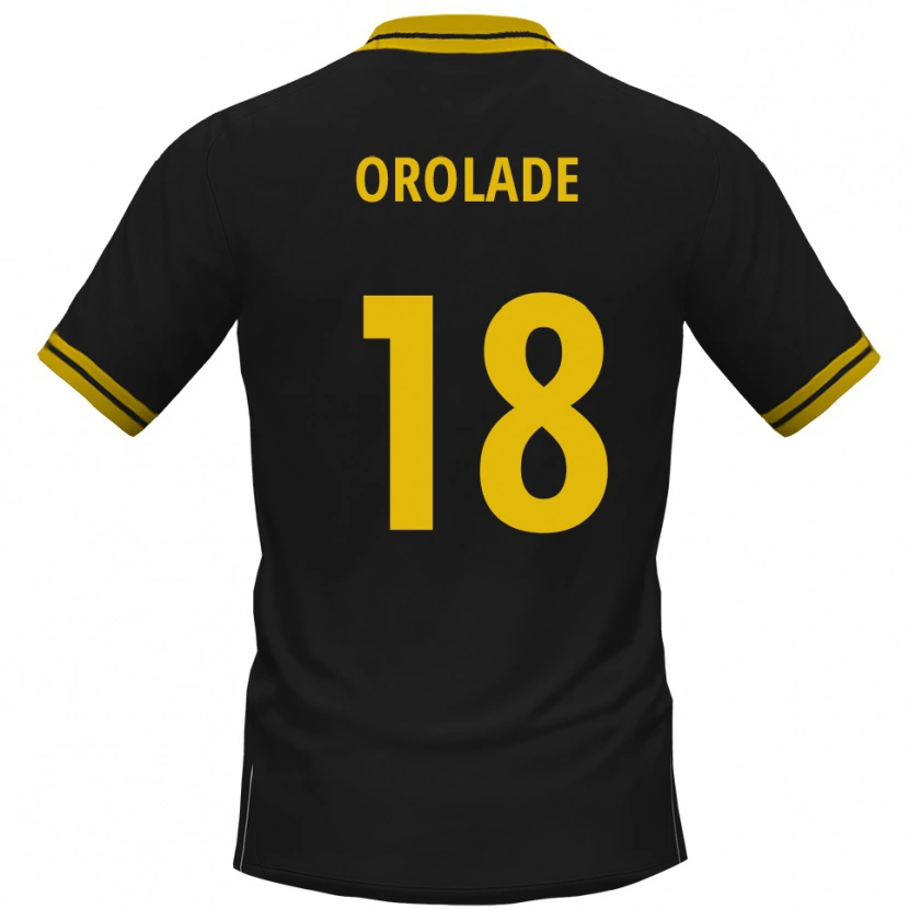 Danxen Dames Jolasonmi Orolade #18 Zwart Geel Uitshirt Uittenue 2025/26 T-Shirt België