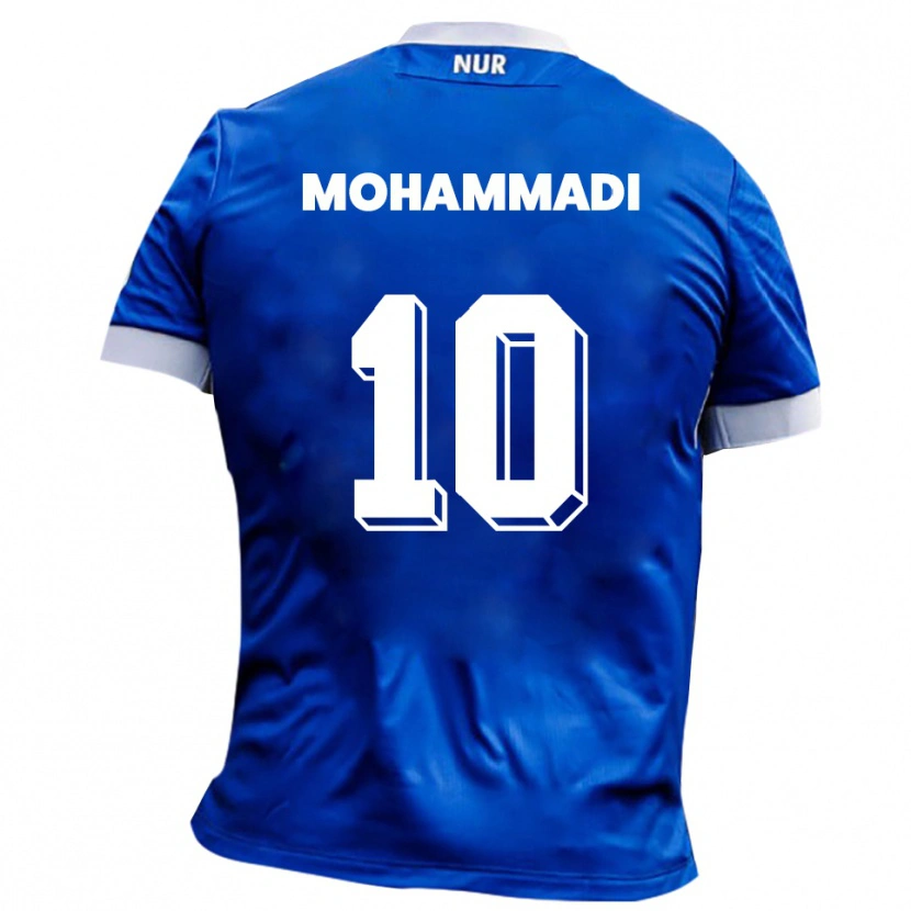 Danxen Dames Soleyman Mohammadi #10 Blauw Wit Uitshirt Uittenue 2025/26 T-Shirt België