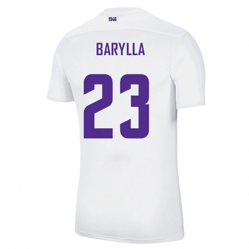 Danxen Dames Anthony Barylla #23 Wit Groen Uitshirt Uittenue 2025/26 T-Shirt België