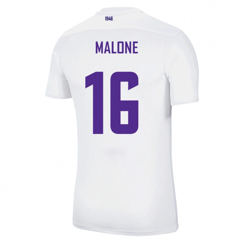 Danxen Dames Ryan Malone #16 Wit Groen Uitshirt Uittenue 2025/26 T-Shirt België