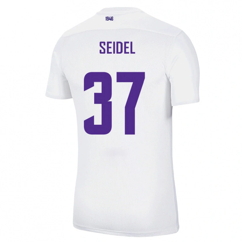 Danxen Dames Paul Seidel #37 Wit Groen Uitshirt Uittenue 2025/26 T-Shirt België