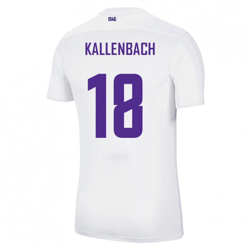 Danxen Dames William Kallenbach #18 Wit Groen Uitshirt Uittenue 2025/26 T-Shirt België