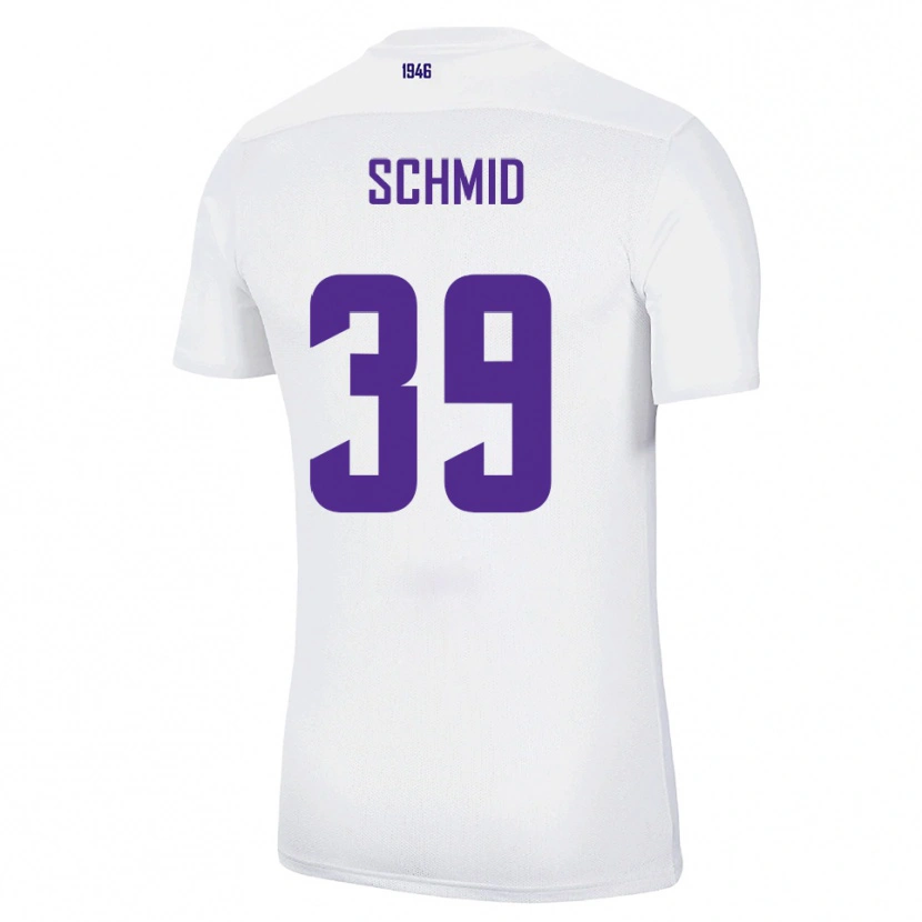 Danxen Dames Maximilian Schmid #39 Wit Groen Uitshirt Uittenue 2025/26 T-Shirt België