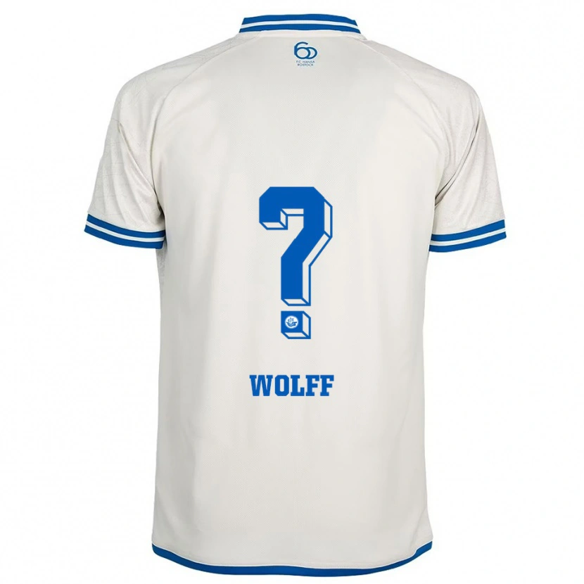 Danxen Dames Luis Wolff #0 Wit Blauw Uitshirt Uittenue 2025/26 T-Shirt België