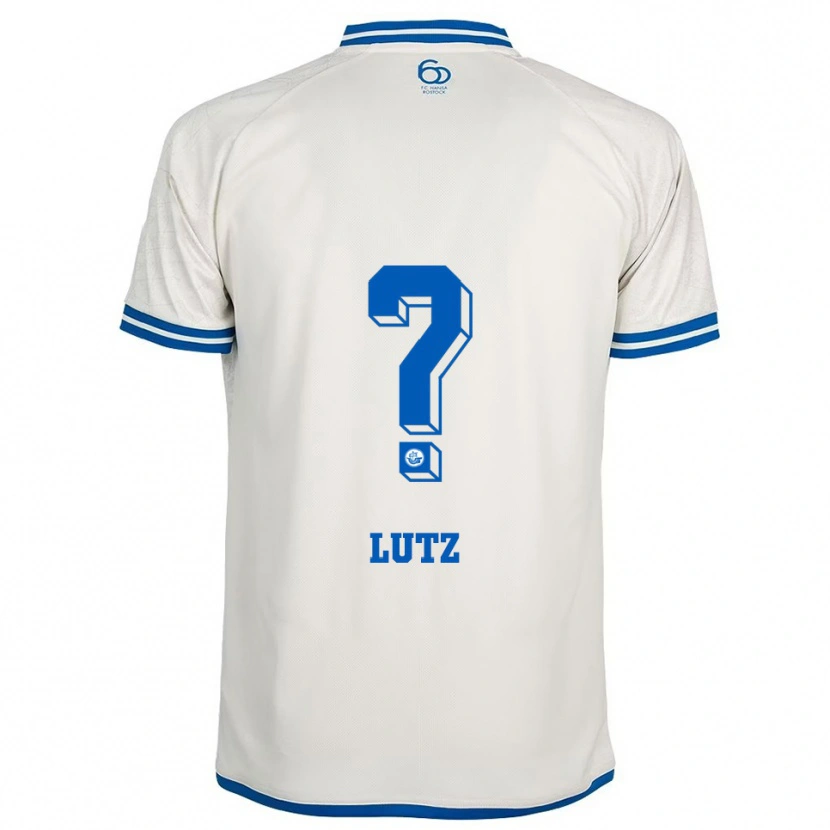 Danxen Dames Marvin Lutz #0 Wit Blauw Uitshirt Uittenue 2025/26 T-Shirt België