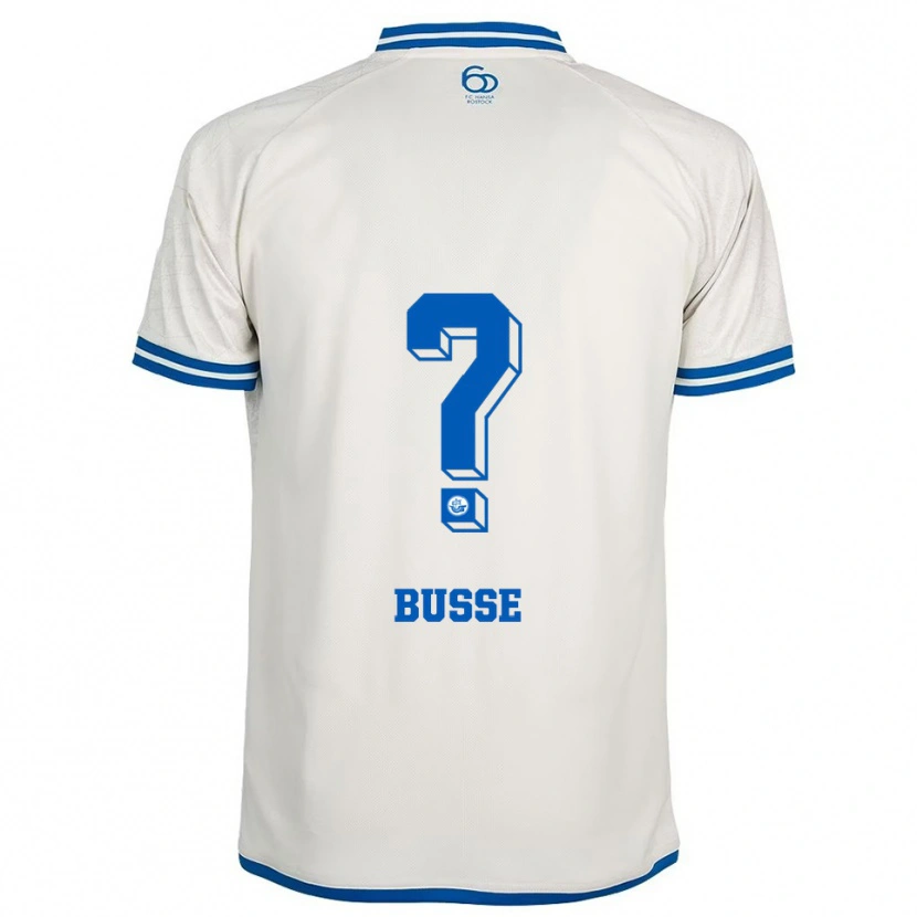 Danxen Dames Matti Busse #0 Wit Blauw Uitshirt Uittenue 2025/26 T-Shirt België