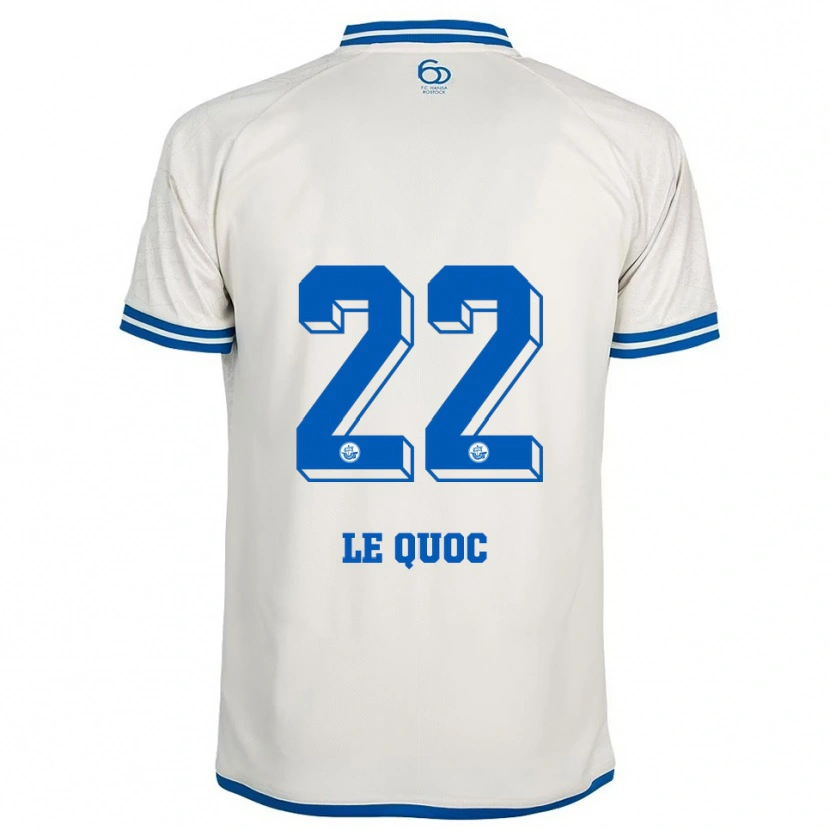 Danxen Dames Jenny Le Quoc #22 Wit Blauw Uitshirt Uittenue 2025/26 T-Shirt België