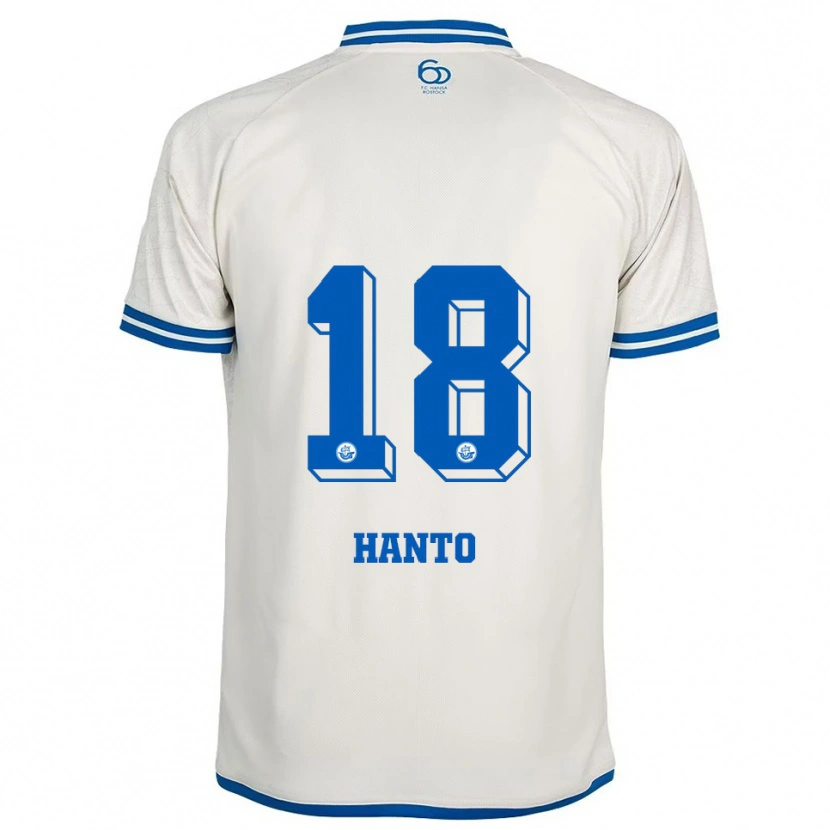 Danxen Dames Celine Hanto #18 Wit Blauw Uitshirt Uittenue 2025/26 T-Shirt België