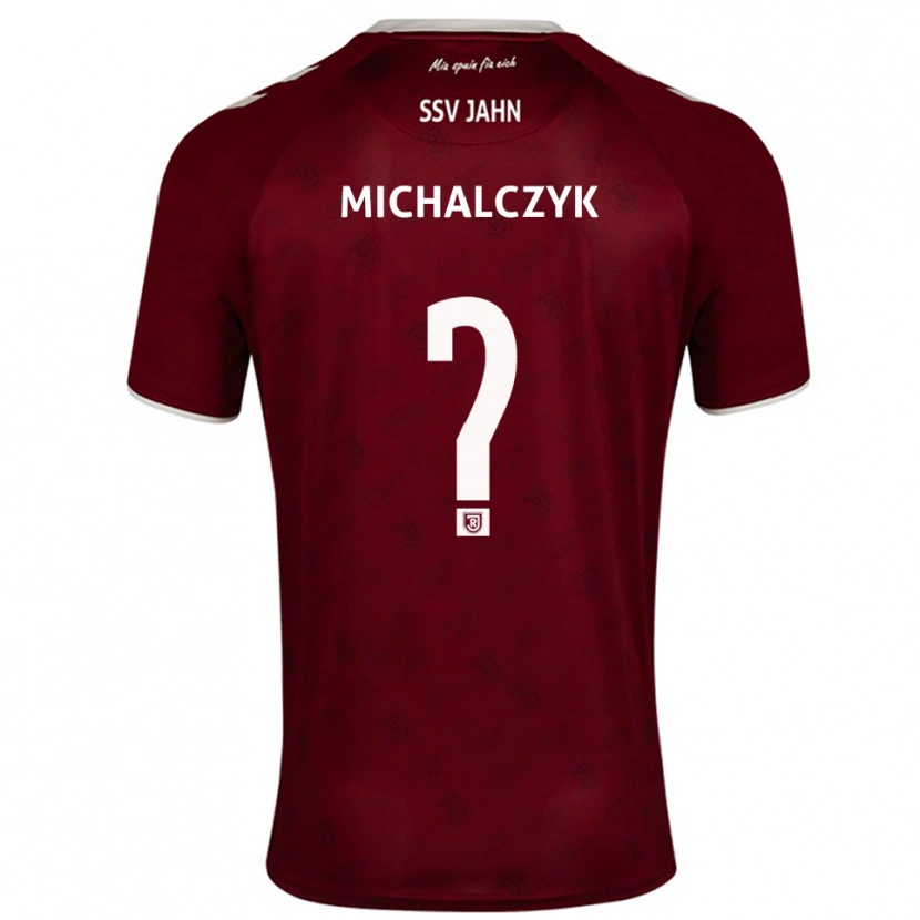 Danxen Dames Fabian Michalczyk #0 Bordeaux Wit Uitshirt Uittenue 2025/26 T-Shirt België