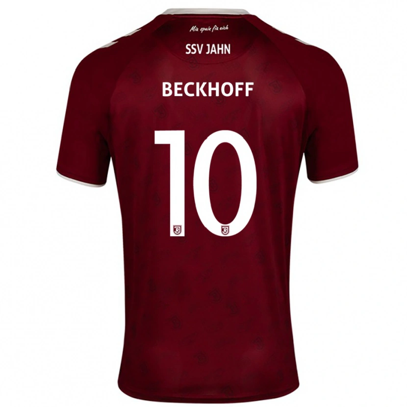 Danxen Dames Phil Beckhoff #10 Bordeaux Wit Uitshirt Uittenue 2025/26 T-Shirt België