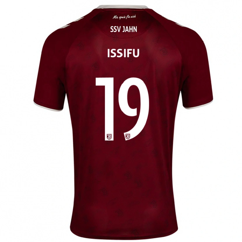 Danxen Dames Hakim Issifu #19 Bordeaux Wit Uitshirt Uittenue 2025/26 T-Shirt België