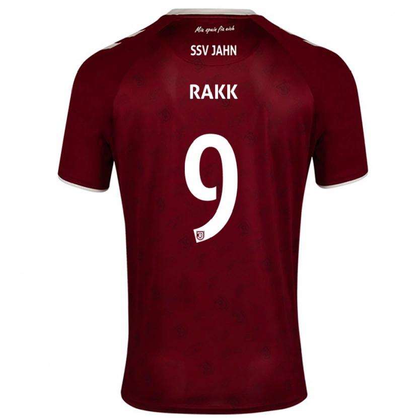 Danxen Dames Lars Rakk #9 Bordeaux Wit Uitshirt Uittenue 2025/26 T-Shirt België