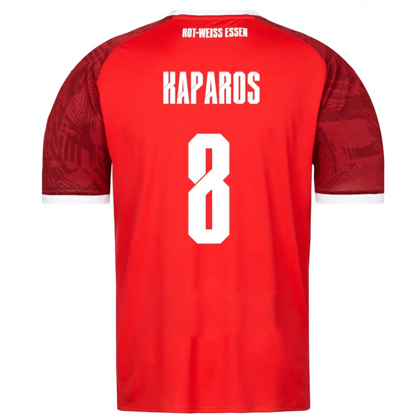Danxen Dames Jimmy Kaparos #8 Rood Bordeaux Wit Uitshirt Uittenue 2025/26 T-Shirt België