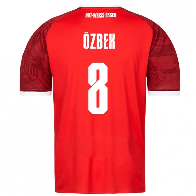Danxen Dames Boran Özbek #8 Rood Bordeaux Wit Uitshirt Uittenue 2025/26 T-Shirt België