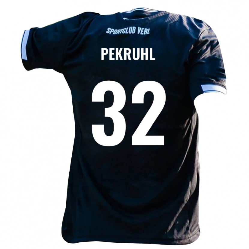 Danxen Dames Fabian Pekruhl #32 Zwart Wit Uitshirt Uittenue 2025/26 T-Shirt België