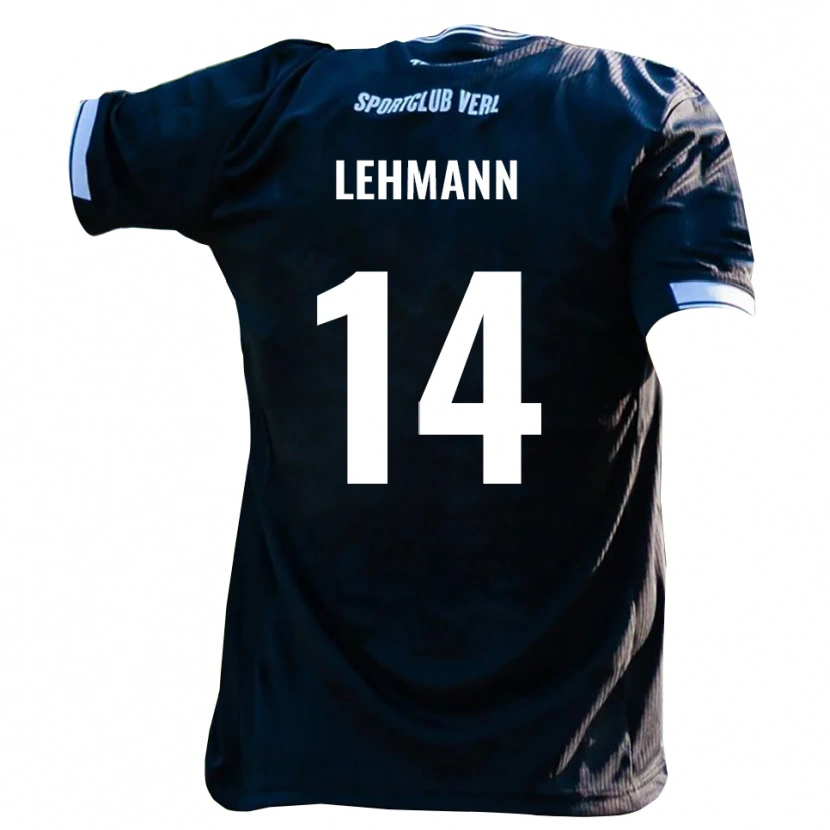 Danxen Dames Paul Lehmann #14 Zwart Wit Uitshirt Uittenue 2025/26 T-Shirt België