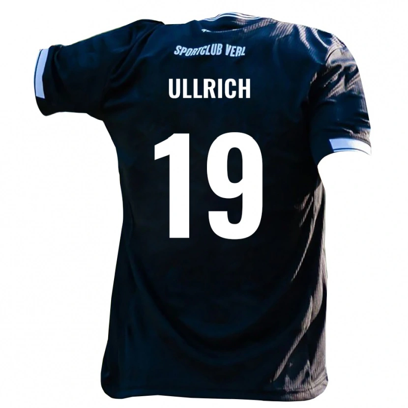 Danxen Dames Nikita Ullrich #19 Zwart Wit Uitshirt Uittenue 2025/26 T-Shirt België
