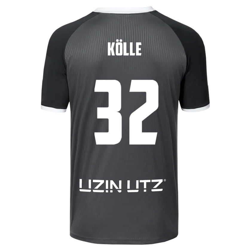 Danxen Dames Niklas Kölle #32 Grijs Wit Uitshirt Uittenue 2025/26 T-Shirt België