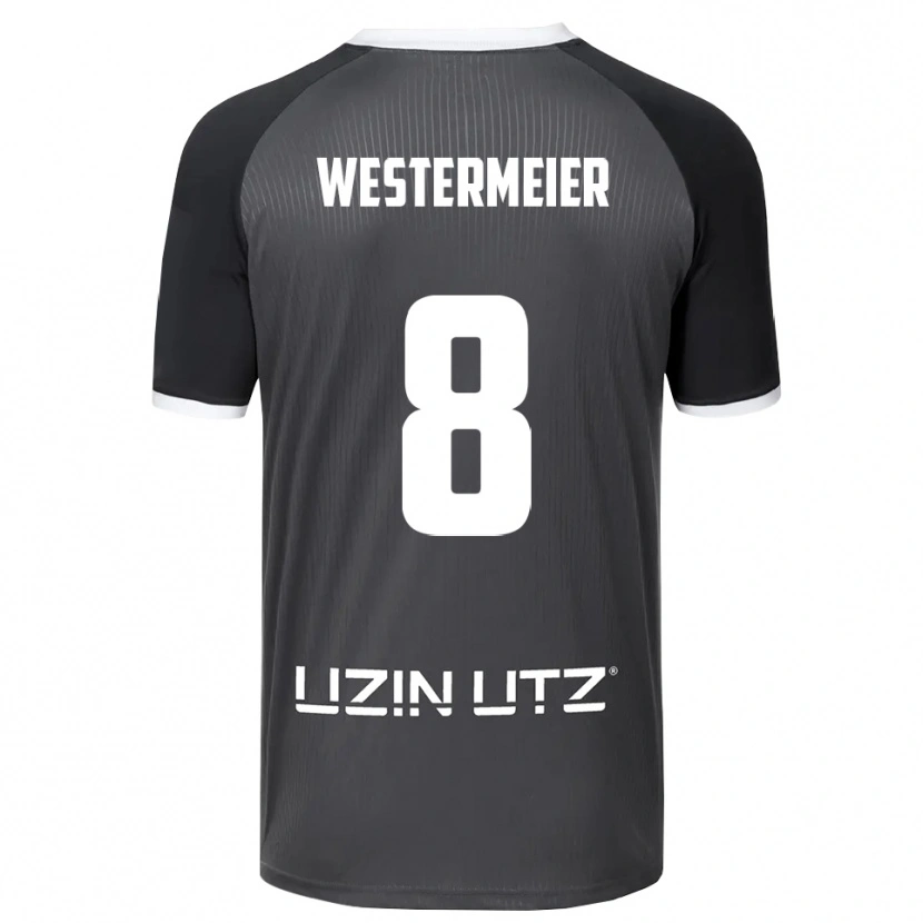 Danxen Dames Ben Westermeier #8 Grijs Wit Uitshirt Uittenue 2025/26 T-Shirt België