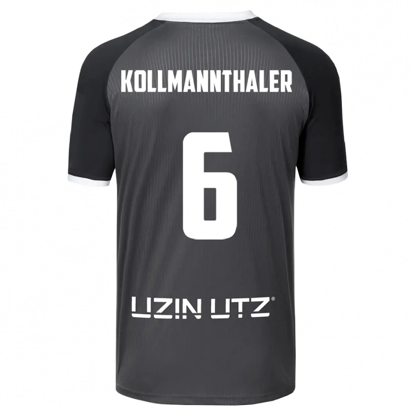Danxen Dames Elischa Kollmannthaler #6 Grijs Wit Uitshirt Uittenue 2025/26 T-Shirt België