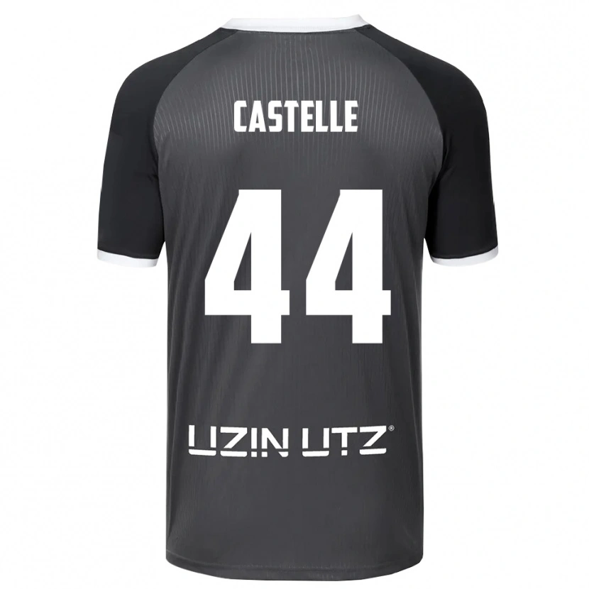 Danxen Dames Niklas Castelle #44 Grijs Wit Uitshirt Uittenue 2025/26 T-Shirt België