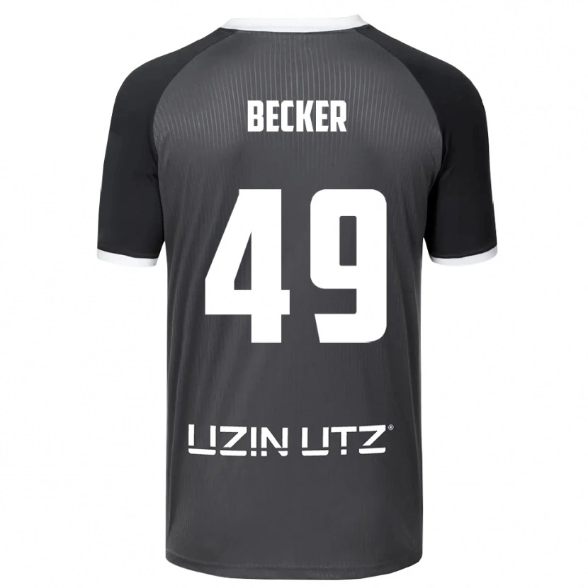 Danxen Dames André Becker #49 Grijs Wit Uitshirt Uittenue 2025/26 T-Shirt België