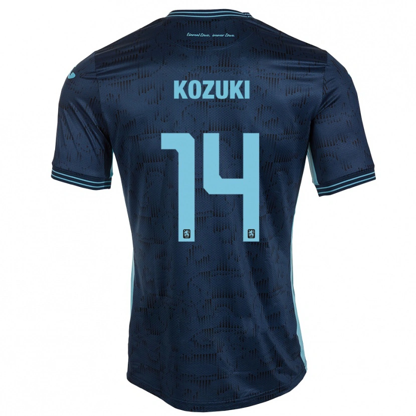 Danxen Dames Soichiro Kozuki #14 Koningsblauw Uitshirt Uittenue 2025/26 T-Shirt België