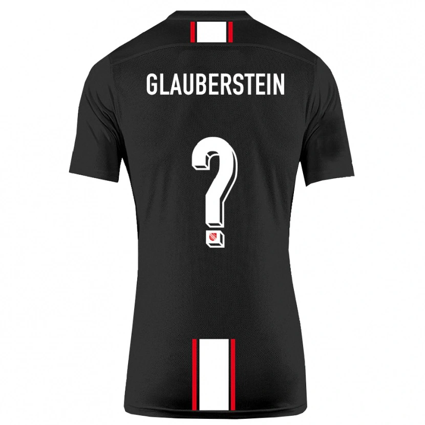 Danxen Dames Jonas Glauberstein #0 Zwart Wit Uitshirt Uittenue 2025/26 T-Shirt België
