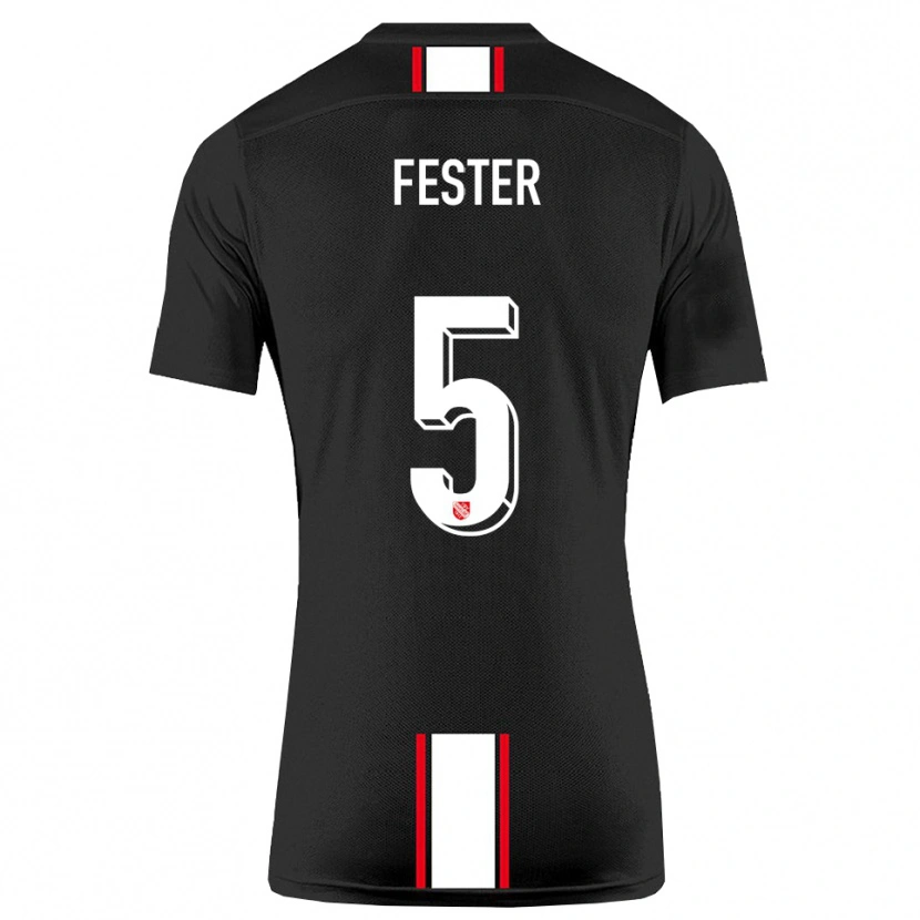Danxen Dames Luka Fester #5 Zwart Wit Uitshirt Uittenue 2025/26 T-Shirt België