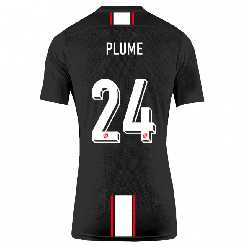Danxen Dames Noah Plume #24 Zwart Wit Uitshirt Uittenue 2025/26 T-Shirt België