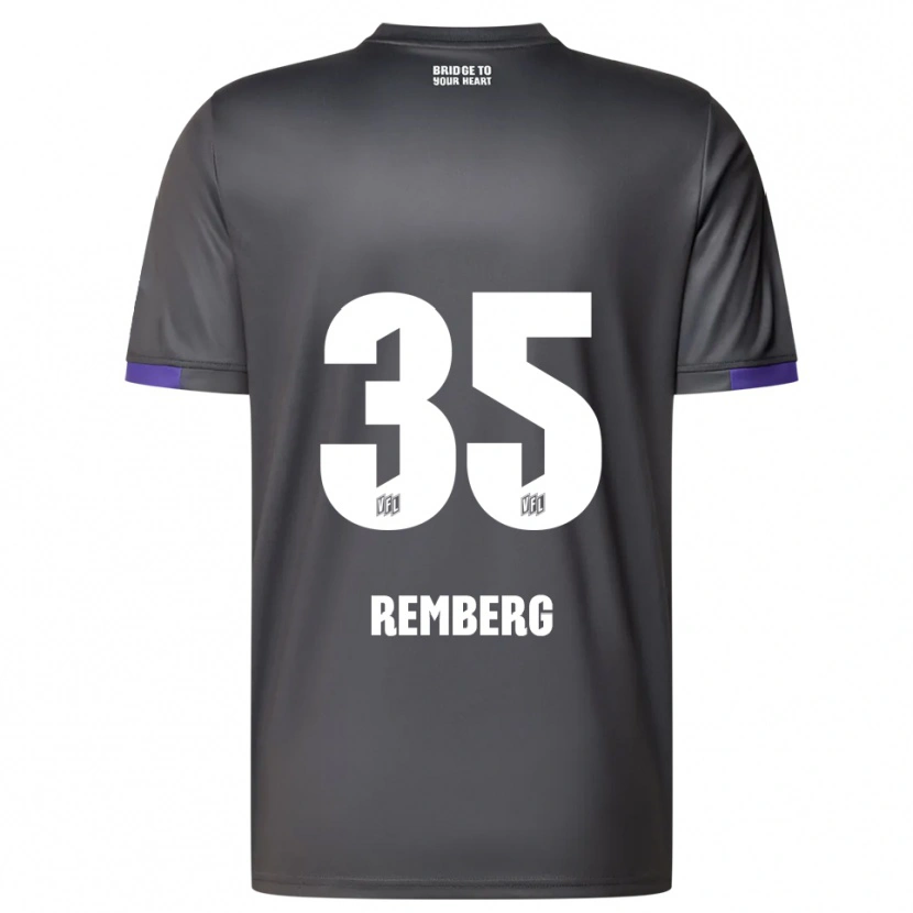 Danxen Dames Mats Remberg #35 Grijs Paars Uitshirt Uittenue 2025/26 T-Shirt België