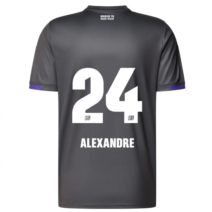 Danxen Dames Tyron Alexandre #24 Grijs Paars Uitshirt Uittenue 2025/26 T-Shirt België