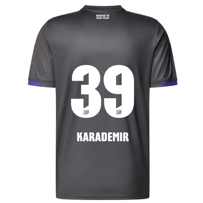 Danxen Dames Yiğit Karademir #39 Grijs Paars Uitshirt Uittenue 2025/26 T-Shirt België