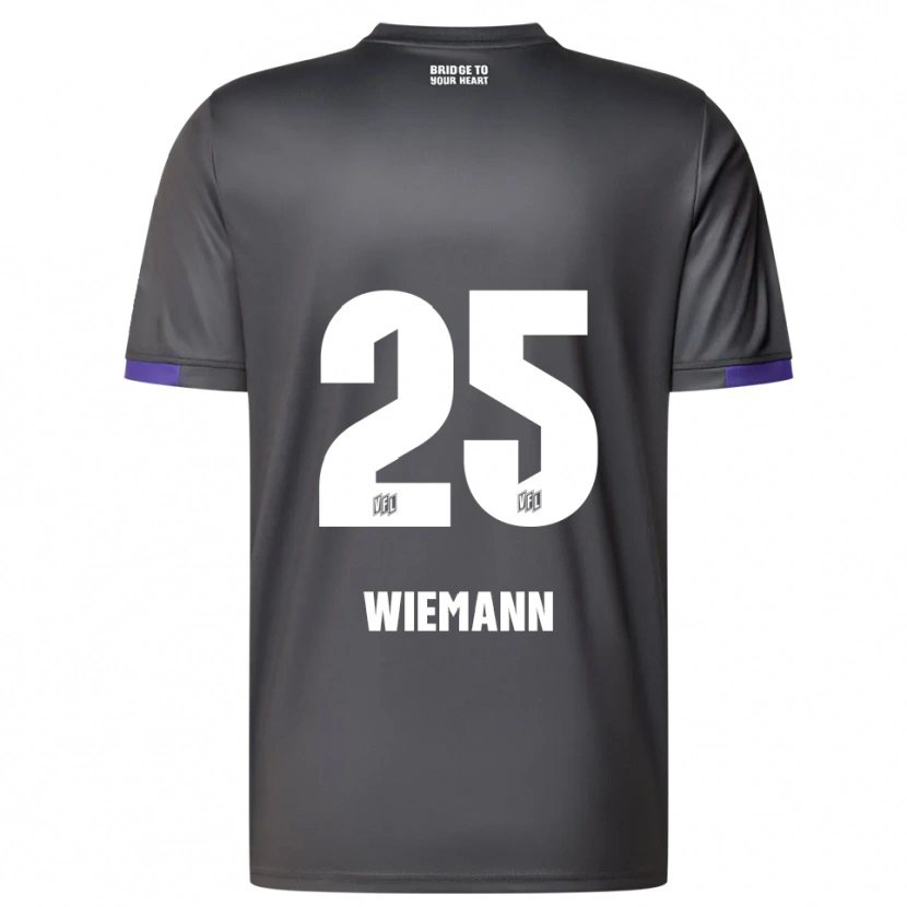Danxen Dames Niklas Wiemann #25 Grijs Paars Uitshirt Uittenue 2025/26 T-Shirt België
