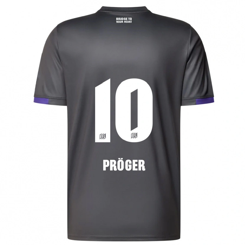 Danxen Dames Kai Pröger #10 Grijs Paars Uitshirt Uittenue 2025/26 T-Shirt België