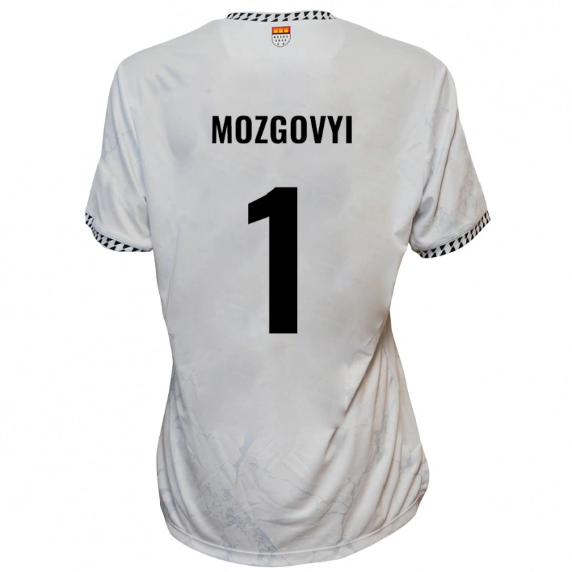Danxen Dames Arseniy Mozgovyi #1 Wit Zwart Uitshirt Uittenue 2025/26 T-Shirt België