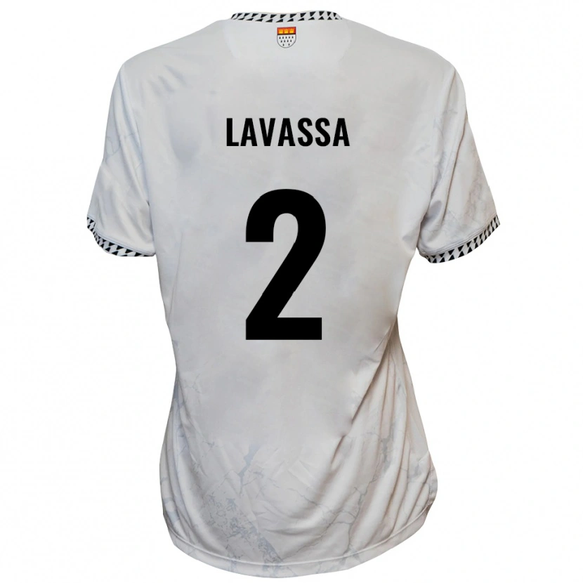 Danxen Dames Timon Lavassa #2 Wit Zwart Uitshirt Uittenue 2025/26 T-Shirt België