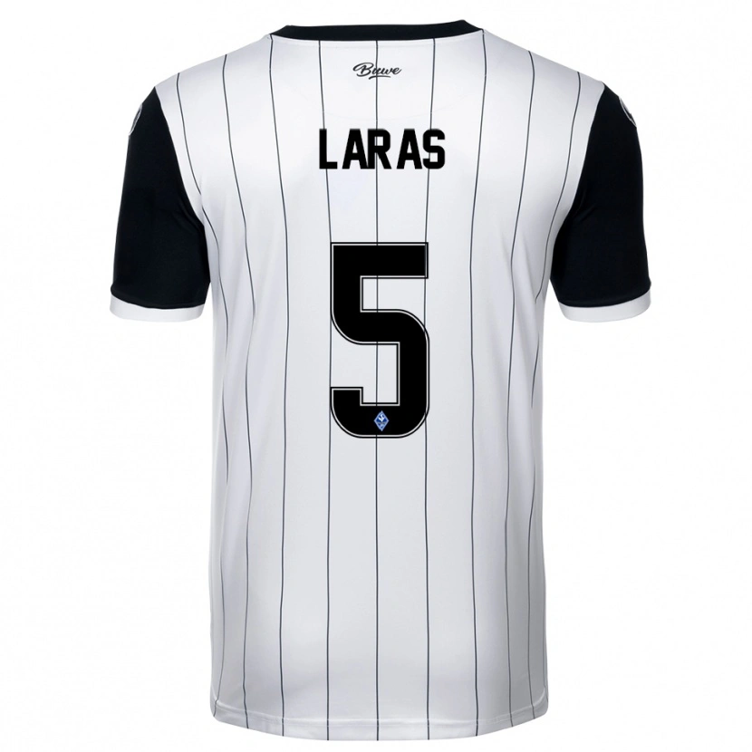 Danxen Dames Noah Laras #5 Wit Zwart Uitshirt Uittenue 2025/26 T-Shirt België