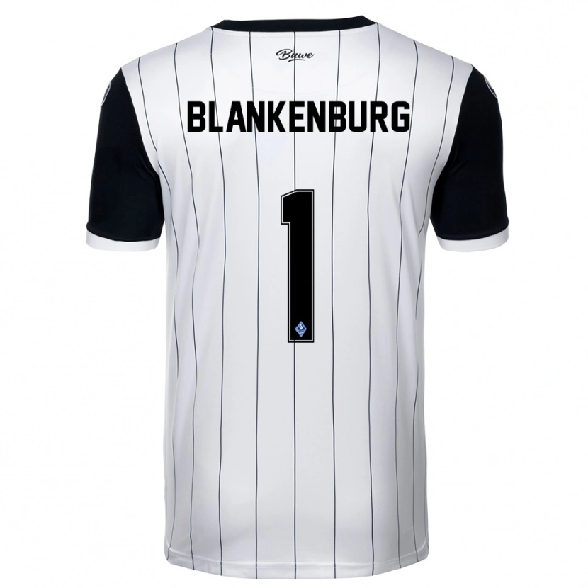 Danxen Dames Luca Blankenburg #1 Wit Zwart Uitshirt Uittenue 2025/26 T-Shirt België