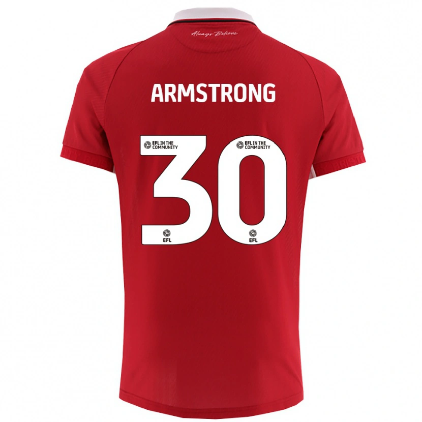 Danxen Kinderen Sinclair Armstrong #30 Rood Wit Thuisshirt Thuistenue 2025/26 T-Shirt België