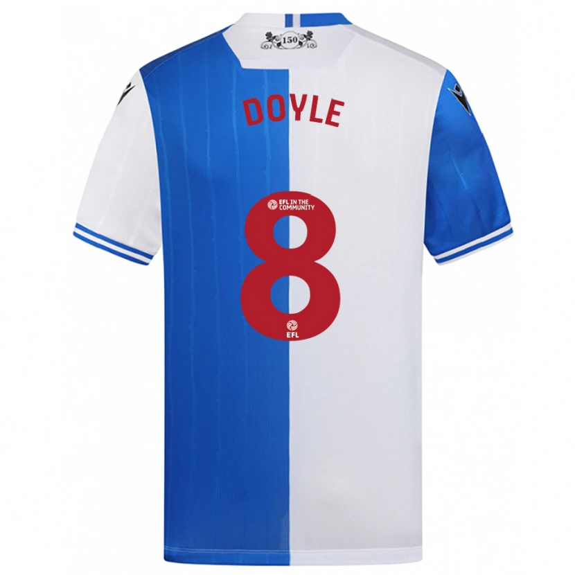 Danxen Kinderen Emma Doyle #8 Blauw Wit Thuisshirt Thuistenue 2025/26 T-Shirt België