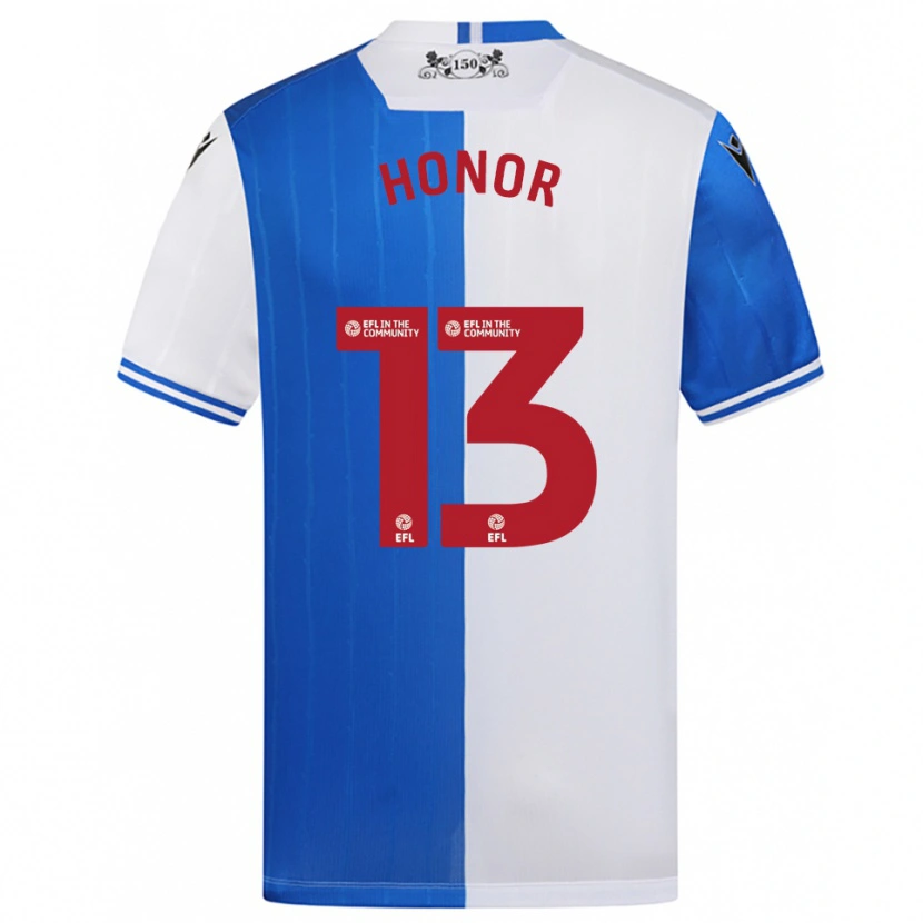 Danxen Kinderen Solomon Honor #13 Blauw Wit Thuisshirt Thuistenue 2025/26 T-Shirt België