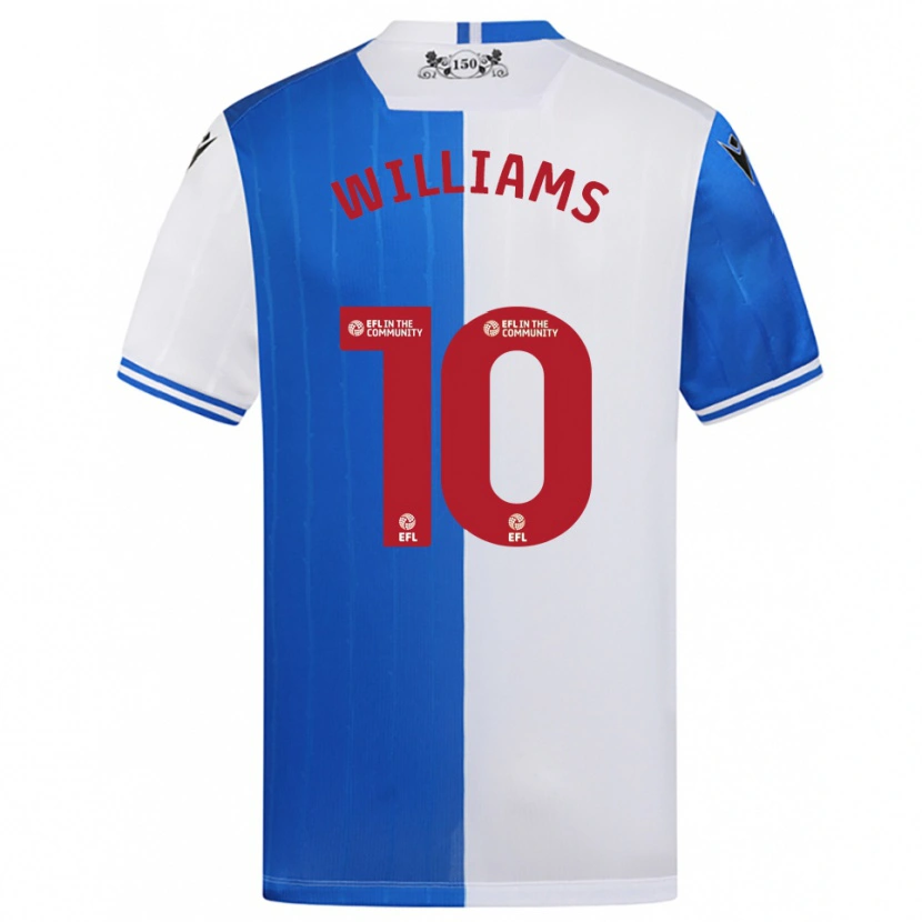 Danxen Kinderen Chloe Williams #10 Blauw Wit Thuisshirt Thuistenue 2025/26 T-Shirt België