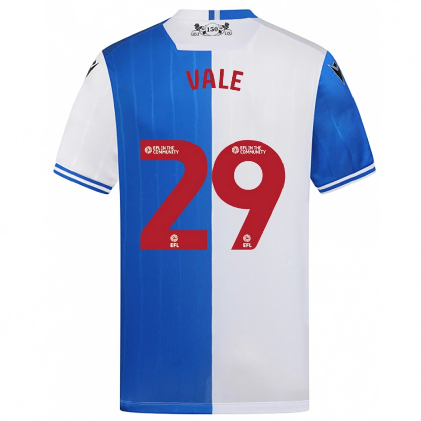 Danxen Kinderen Jack Vale #29 Blauw Wit Thuisshirt Thuistenue 2025/26 T-Shirt België