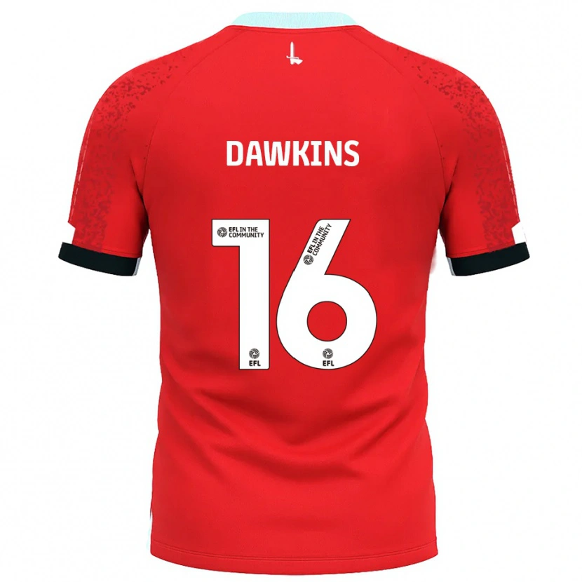 Danxen Kinderen Marley Dawkins #16 Rood Wit Thuisshirt Thuistenue 2025/26 T-Shirt België