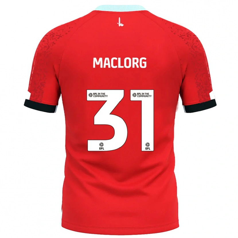 Danxen Kinderen Lennon Maclorg #31 Rood Wit Thuisshirt Thuistenue 2025/26 T-Shirt België