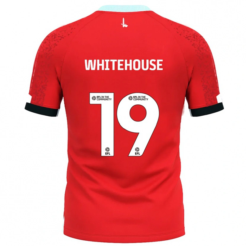 Danxen Kinderen Sophie Whitehouse #19 Rood Wit Thuisshirt Thuistenue 2025/26 T-Shirt België