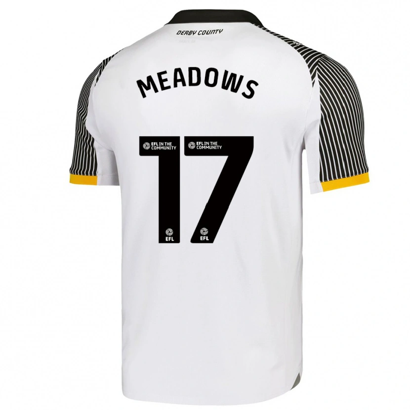Danxen Kinderen Helena Meadows #17 Wit Zwart Thuisshirt Thuistenue 2025/26 T-Shirt België